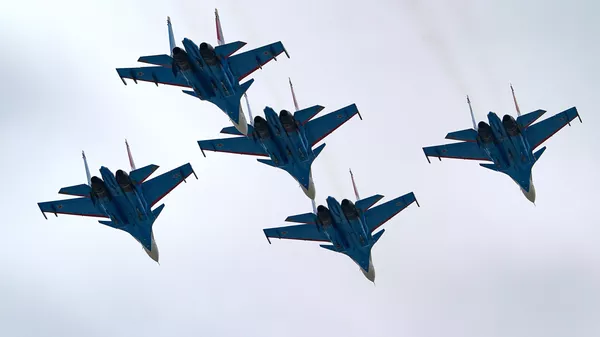 Истребители Су-30СМ, архивное фото - Sputnik Казахстан