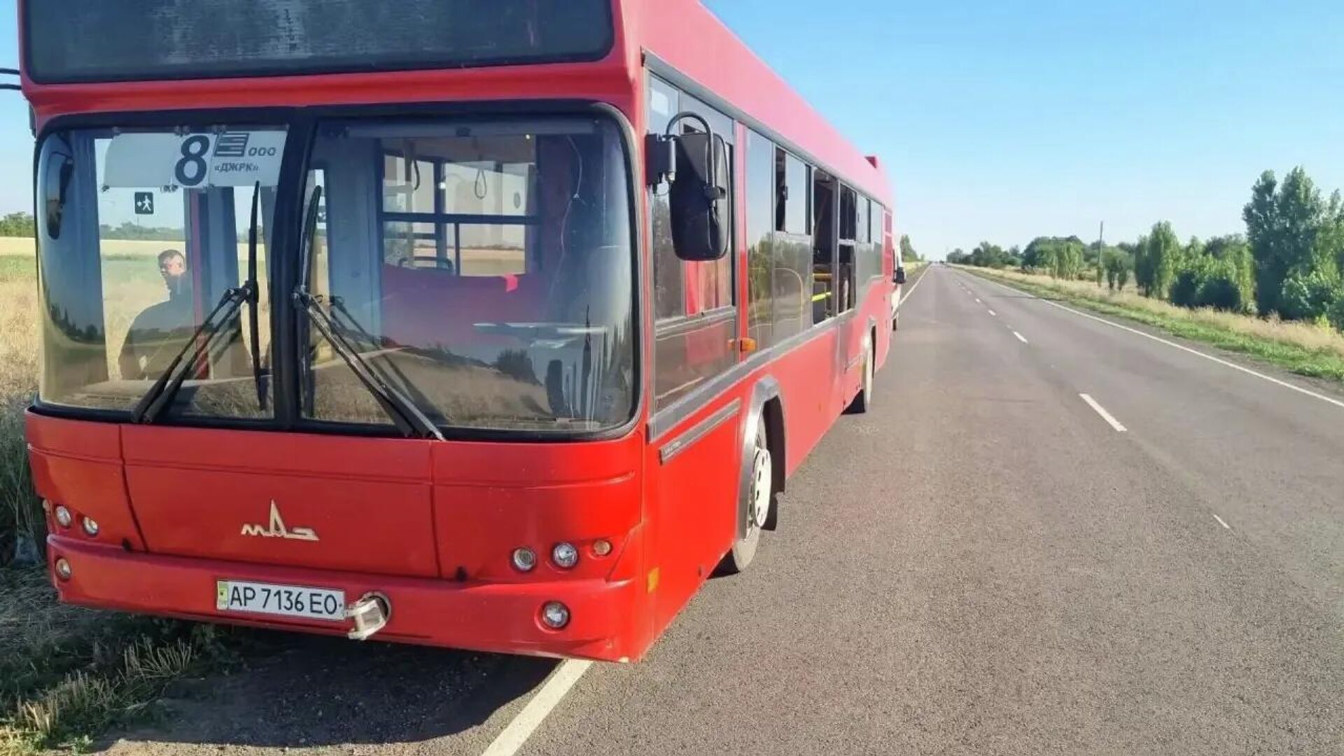ВСУ атаковали гражданский автобус в Запорожской области - Sputnik Қазақстан, 1920, 01.08.2026