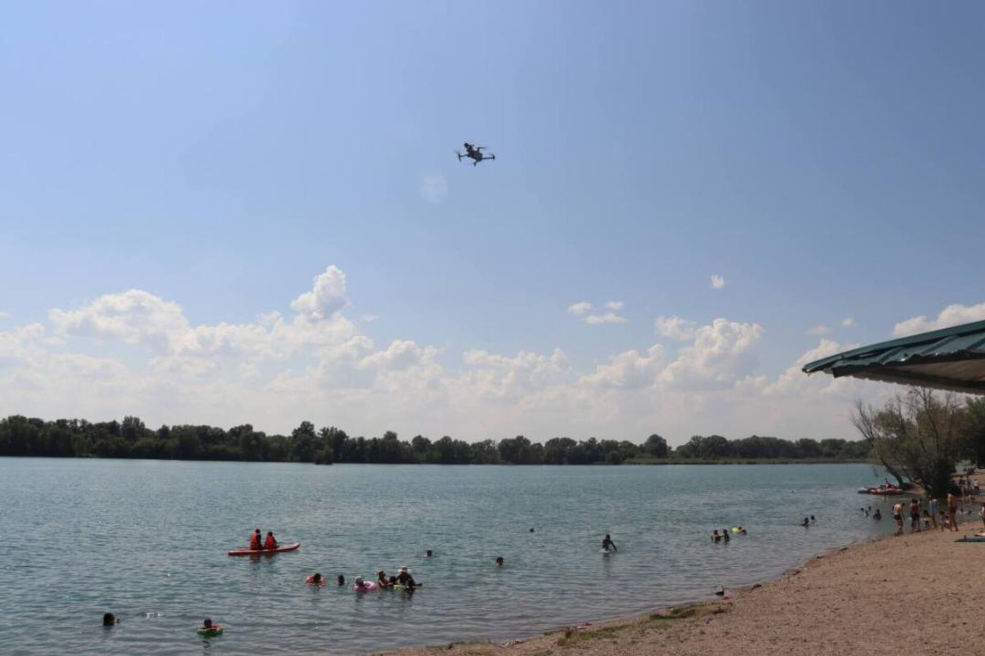 Дроны патрулируют водоемы в Восточно-Казахстанской области - Sputnik Казахстан, 1920, 03.08.2026