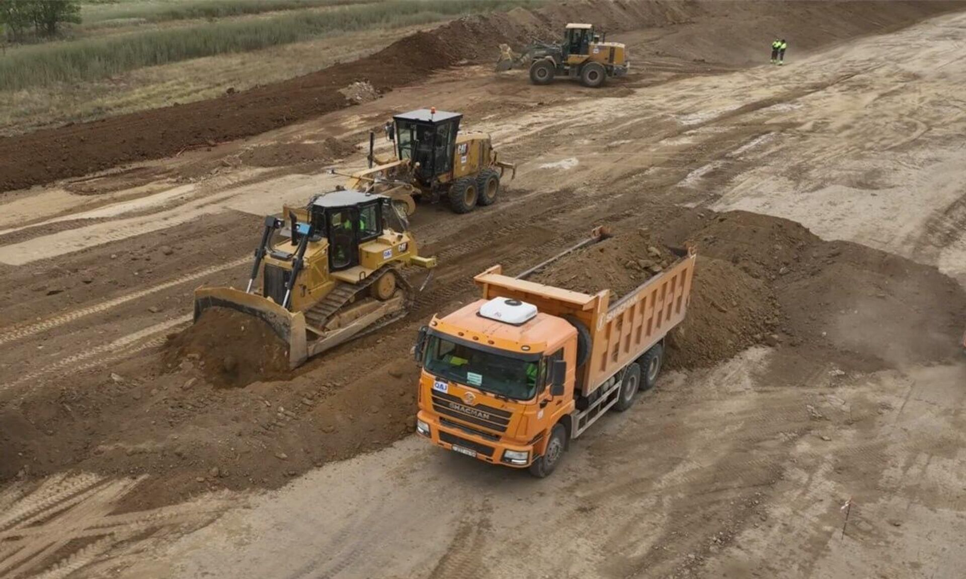 Токаев в ходе телемоста дал старт строительству автодорог Кызылорда – Саксаульск, Улгайсын – Саксаульск и Бейнеу – Саксаульск - Sputnik Казахстан, 1920, 03.08.2026