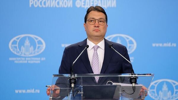Алексей Фадеев - замдиректора департамента информации и печати МИД РФ - Sputnik Казахстан