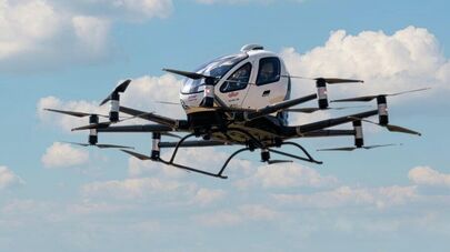 Демонстрационный полет беспилотного судна в Астане