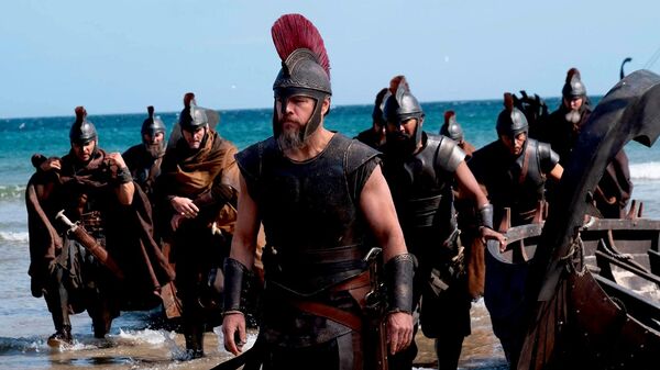 Мэтт Дэймон в роли Одиссея в фильме 2026 года Одиссея (The Odyssey) режиссера Кристофера Нолана - Sputnik Қазақстан