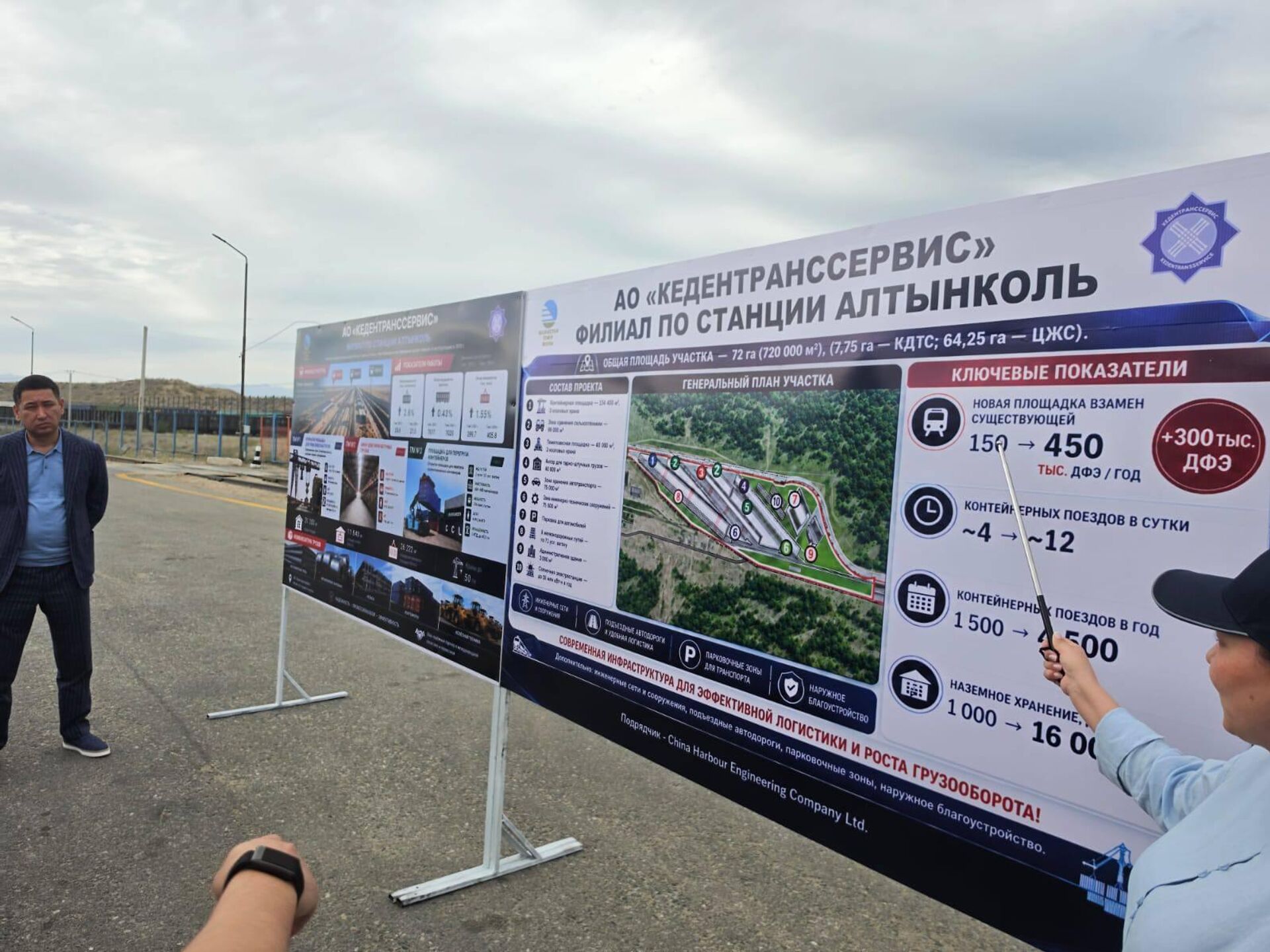 Делегации Узбекистана показали станцию Алтынколь, терминал Кедентранссервис, Сухой порт KTZE-Khorgos Gateway, а также СЭЗ Хоргос – Восточные ворота Делегации Узбекистана показали станцию Алтынколь, терминал Кедентранссервис, Сухой порт KTZE-Khorgos Gateway, а также СЭЗ Хоргос – Восточные ворота - Sputnik Казахстан, 1920, 12.08.2026