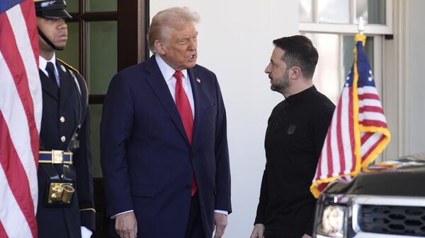 Дональд Трамп и Владимир Зеленский, архивное фото - Sputnik Қазақстан