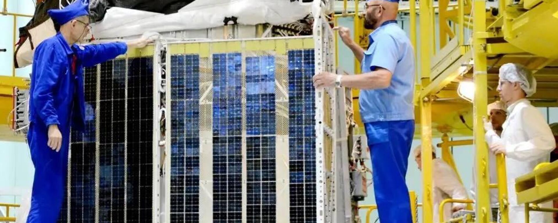 На Байконуре подтвердили работоспособность солнечных батарей грузового корабля Прогресс МС-35 - Sputnik Казахстан, 1920, 21.08.2026
