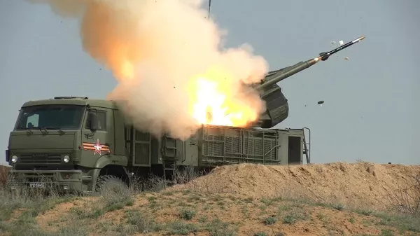 Зенитные комплексы Панцирь- С1 отразили авианалет условного противника - Sputnik Казахстан