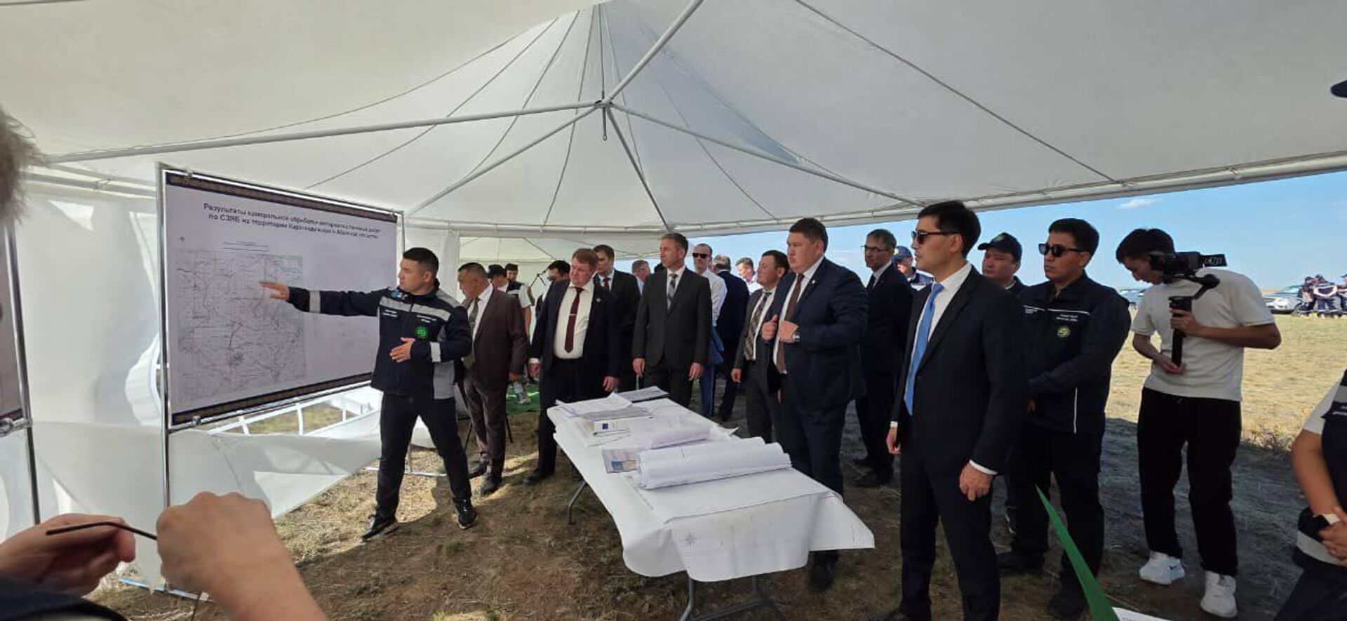 Установка последнего межевого знака завершает обозначение границ Семипалатинской зоны ядерной безопасности Установка последнего межевого знака завершает обозначение границ Семипалатинской зоны ядерной безопасности - Sputnik Казахстан, 1920, 29.08.2026