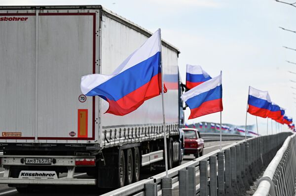 Открытие автомобильного моста между Россией и КНДР Открытие автомобильного моста между Россией и КНДР - Sputnik Казахстан