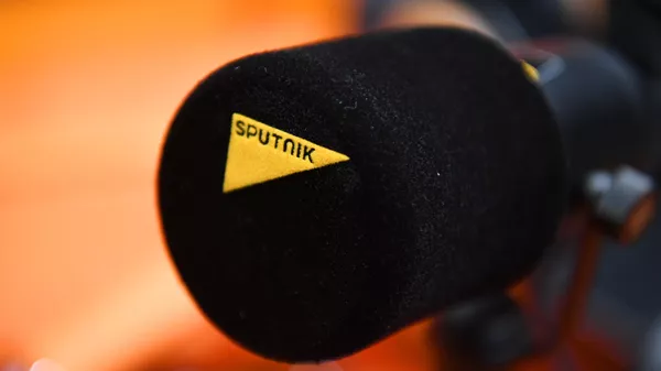 ПМЭФ-2022. Работа студии радио Sputnik - Sputnik Казахстан