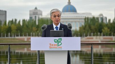 Касым-Жомарт Токаев выступил перед участниками акции "Таза Қазақстан"
