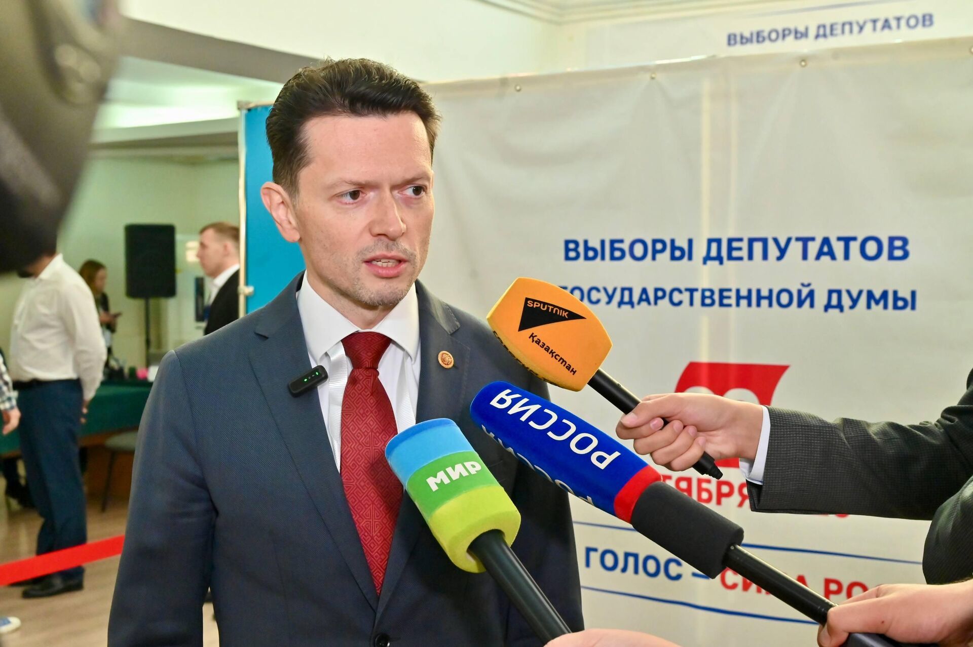Голосование на выборах в Госдуму в Астане Голосование на выборах в Госдуму в Астане - Sputnik Казахстан, 1920, 20.09.2026
