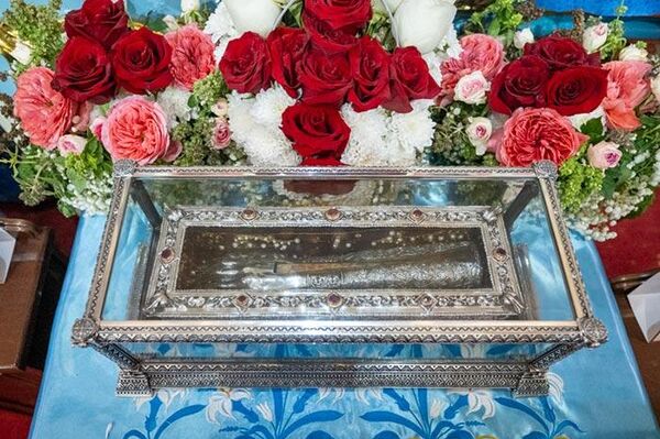 В Уральск привезли ковчег с десницей святителя Спиридона Тримифунтского - Sputnik Казахстан