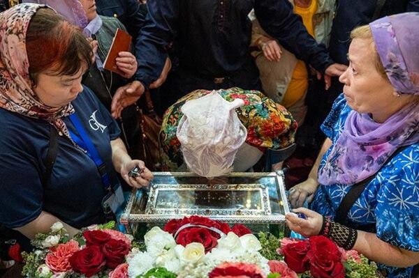 В Уральск привезли ковчег с десницей святителя Спиридона Тримифунтского - Sputnik Казахстан