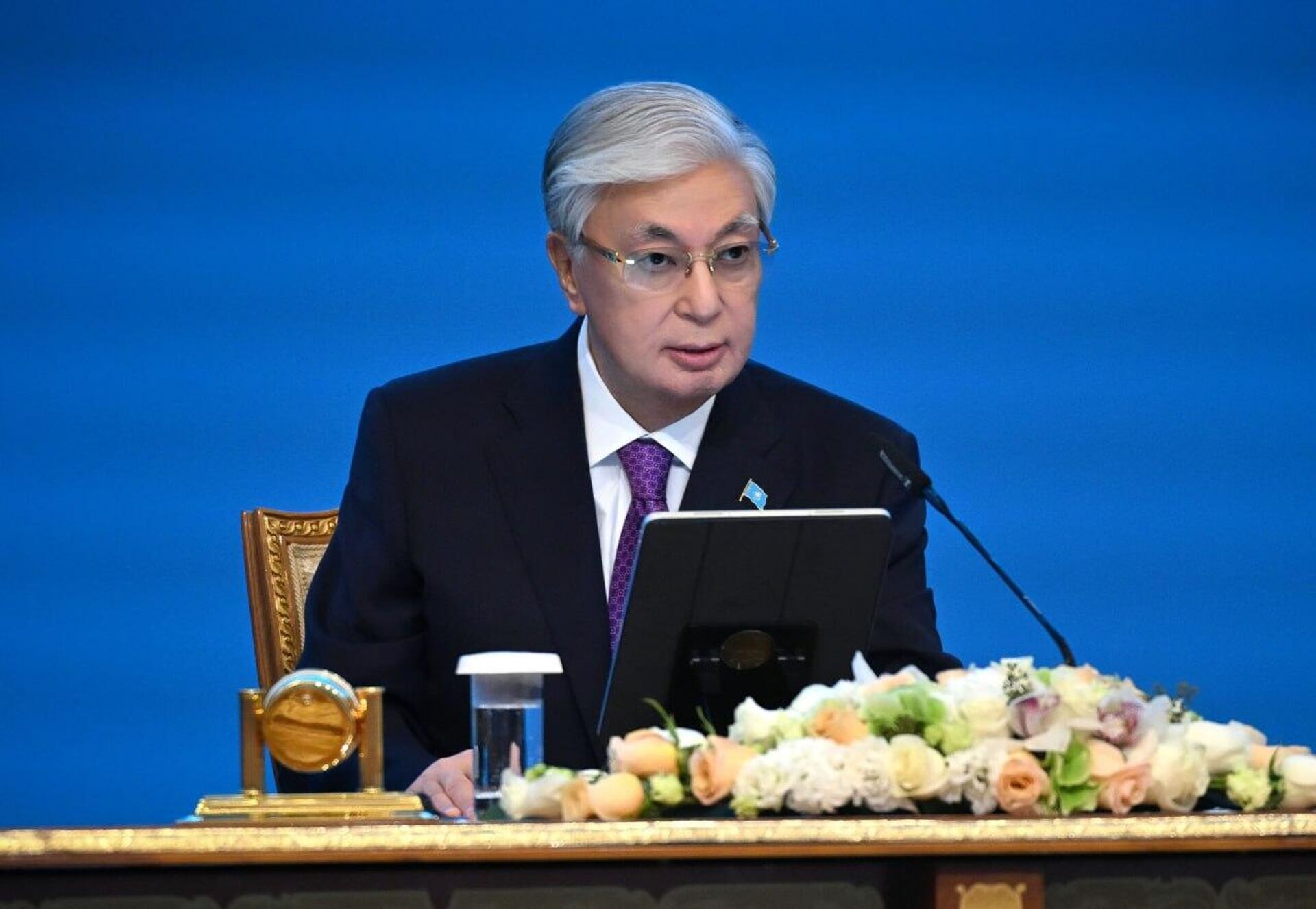 Касым-Жомарт Токаев выступил на первой сессии Қазақстан Халық Кеңесі Касым-Жомарт Токаев выступил на первой сессии Қазақстан Халық Кеңесі - Sputnik Казахстан, 1920, 24.09.2026