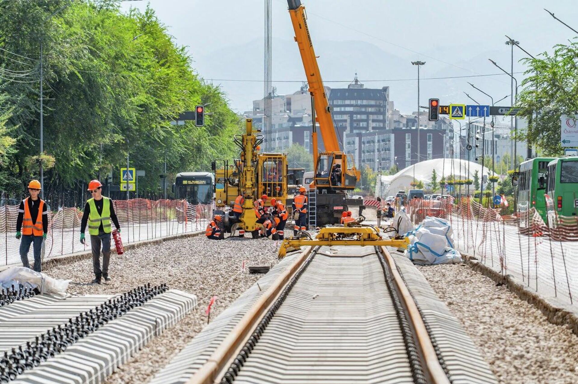 Строительство LRT в Алматы Строительство LRT в Алматы - Sputnik Казахстан, 1920, 28.09.2026