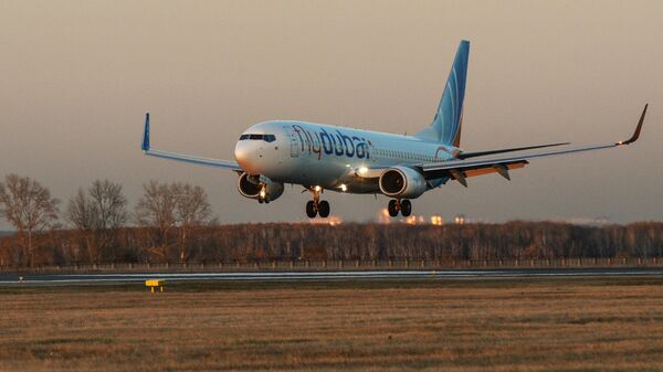 Самолет авиакомпании Flydubai, архивное фото - Sputnik Казахстан