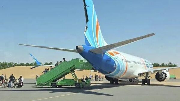 Пострадавший самолет Flydubai - Sputnik Казахстан