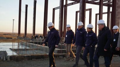 Жаслан Мадиев ознакомился с ходом строительства Data Center Valley в Экибастузе