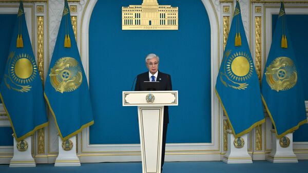 Тоқаев Ақтоғай мыс балқыту зауытының құрылысын бастау рәсіміне қатысты - Sputnik Қазақстан