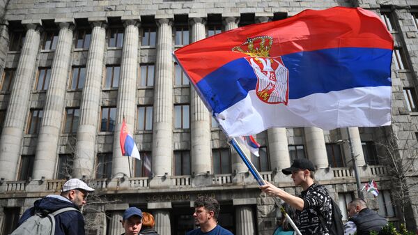 Протесты в Белграде - Sputnik Казахстан