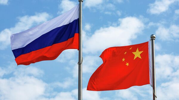 Флаги России и КНР - Sputnik Казахстан