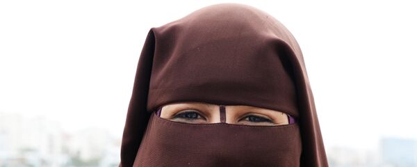 Никаб. Архивное фото Никаб. Архивное фото - Sputnik Казахстан