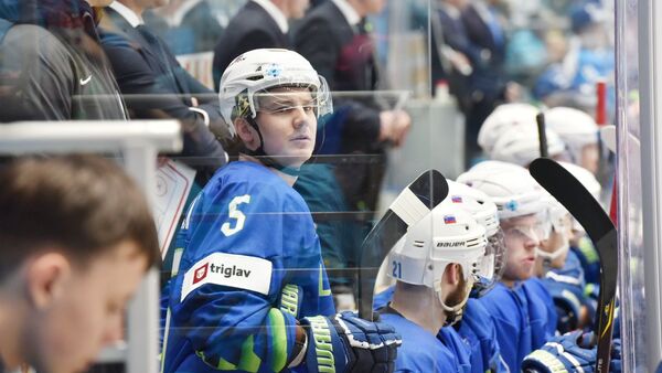 Сборная Словении на чемпионате мира по хоккею первого дивизиона - Sputnik Казахстан