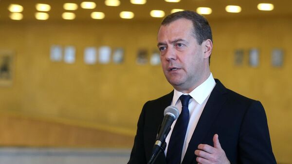 Председатель правительства РФ Дмитрий Медведев - Sputnik Казахстан
