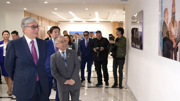 Президент Казахстана Касым-Жомарт Токаев посетил новый офис ООН в Алматы - Sputnik Казахстан
