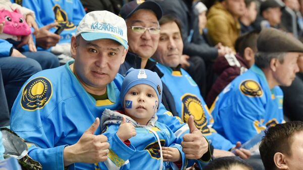  Матч сборных Казахстана и Литвы в рамках чемпионата мира по хоккею первого дивизиона - Sputnik Казахстан