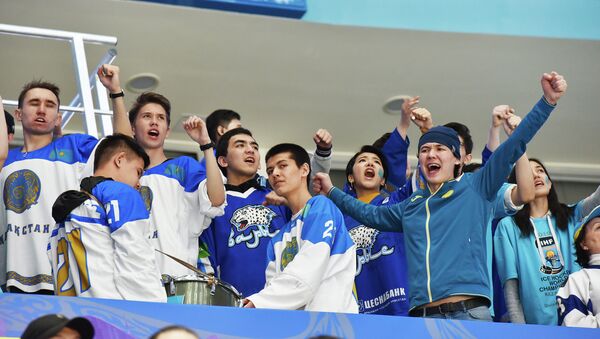 Матч сборных Казахстана и Литвы в рамках чемпионата мира по хоккею первого дивизиона - Sputnik Казахстан