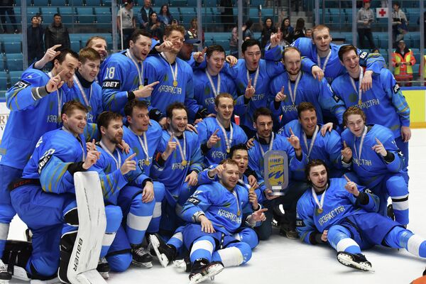 Сборная Казахстана на чемпионате мира по хоккею первого дивизиона. Финал - Sputnik Казахстан