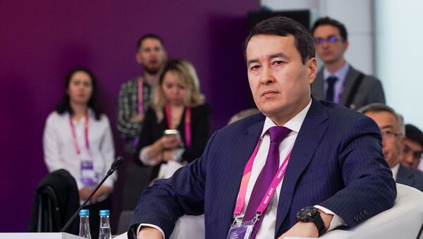 Первый вице-премьер - министр финансов Алихан Смаилов - Sputnik Казахстан