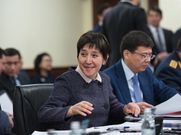 Министр здравоохранения и социального развития Казахстана Тамара Дуйсенова - Sputnik Казахстан