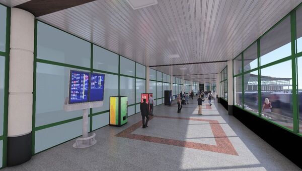 Проект переходной галереи в аэропорту Нур-Султана - Sputnik Казахстан