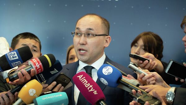 Министр информации и общественного развития Даурен Абаев. Евразийский Медиа Форум 2019 - Sputnik Казахстан