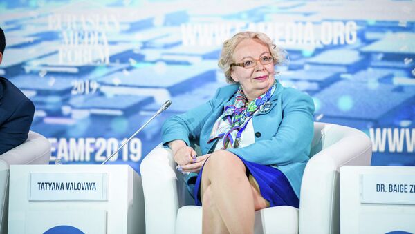 Татьяна Валовая. Евразийский Медиа Форум 2019 - Sputnik Казахстан