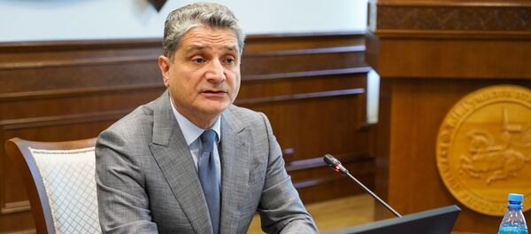 Председатель Коллегии Евразийской экономической комиссии Тигран Саркисян на встрече в ЕНУ им. Л.Гумилева - Sputnik Казахстан