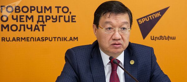Чрезвычайный и полномочный посол Казахстана в Армении Тимур Уразаев Чрезвычайный и полномочный посол Казахстана в Армении Тимур Уразаев - Sputnik Казахстан