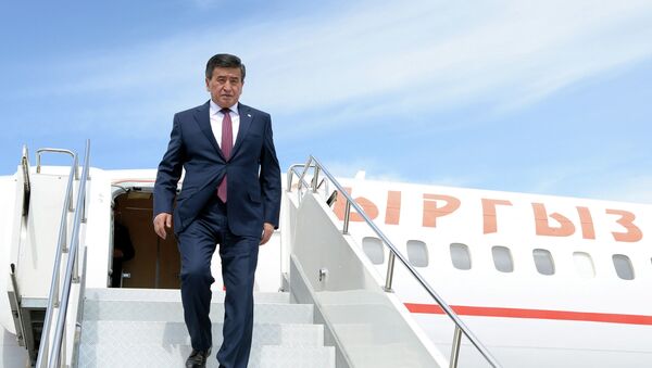 Президент Кыргызстана Сооронбай Жээнбеков прибыл в Нур-Султан - Sputnik Казахстан