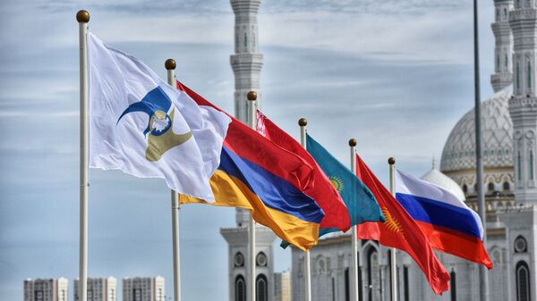 Юбилейное заседание Высшего Евразийского экономического совета - видео - Sputnik Қазақстан