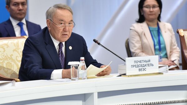Первый президент Казахстана - Елбасы - Нурсултан Назарбаев на расширенном заседании ВЕЭС - Sputnik Казахстан
