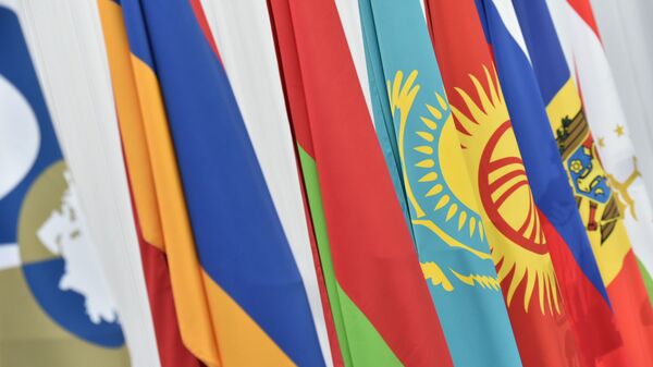  Флаги стран-участниц ЕАЭС - Sputnik Қазақстан