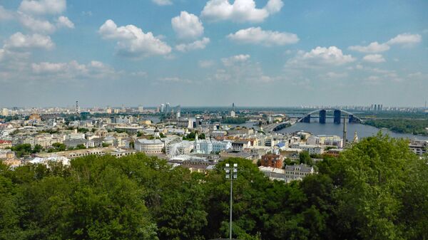 Вид на Киев с Андреевской церкви - Sputnik Қазақстан