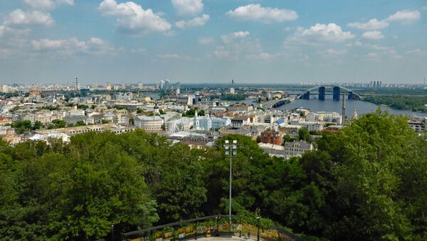 Вид на Киев с Андреевской церкви - Sputnik Қазақстан
