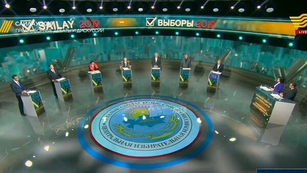 Теледебаты кандидатов в президенты РК - Sputnik Казахстан
