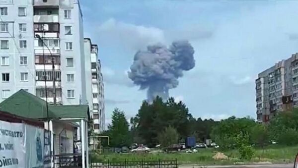 Взрыв на заводе Кристалл в Дзержинске - Sputnik Казахстан