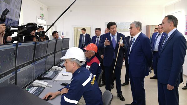Президент Казахстана Касым-Жомарт Токаев посетил ТОО «Казфосфат» - Sputnik Казахстан
