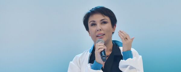 Телеведущая, общественный деятель Аружан Саин на форумt партии Nur Otan  - Sputnik Казахстан